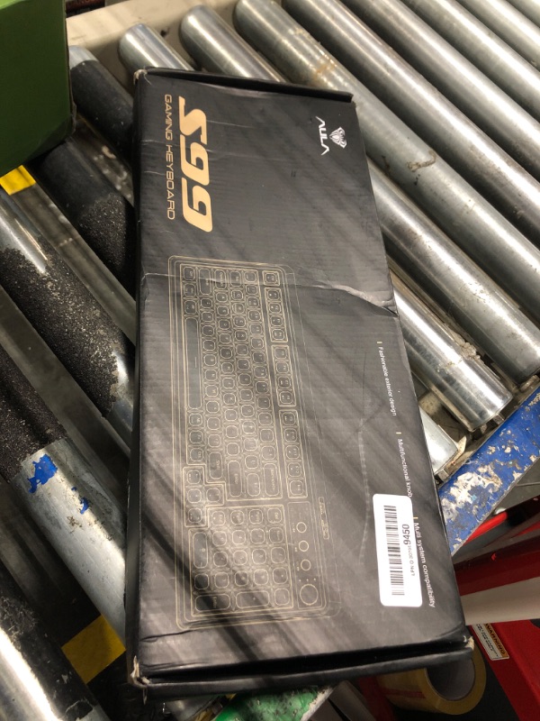 Photo 1 of AULA 99 Key Keyboard, Tri-Mode Bluetooth/2.4GHz/USB-C Cute Creamy Gaming Keyboard with Number Pad RGB Backlit, Media Knob Custom Mechanical Feel Computer Keyboard for MAC Xbox PC Gamer - Purple