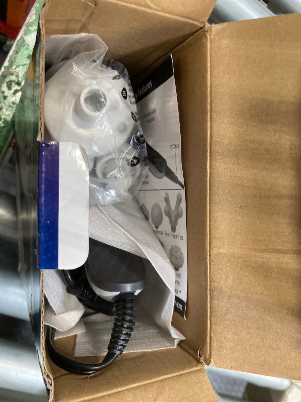 Photo 1 of Wahl Soothing Vibration Corded Massager with 4 Attachment Heads, 2 Speed Massage Tool for Pressure & Pain Relief on The Face, Neck and Head, FSA Eligible, Model 4120-600