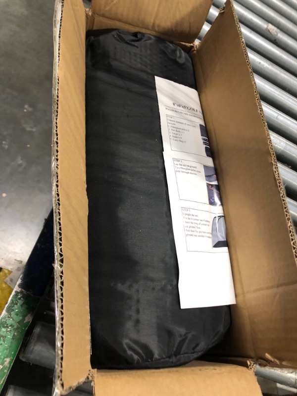 Photo 1 of Golf Hitting Practice Nets for Backyard Driving Heavy Duty Men Real Indoor Golf Balls Hitting Pitching Driving Nets for Indoor Outdoor Garage Use Golfing Swing Training Impact Cages with Frame and Net