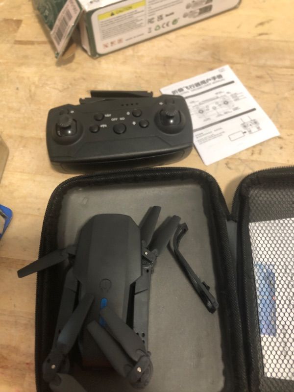 Photo 1 of ***missing battery****
Drone with 1080 Camera for Kids Foldable Mini Drone for Kids Boys Beginners 2 Batteries Toys Drone Gestures Selfie One Key Start 360° Flips Toy Gifts for Boys Black E88