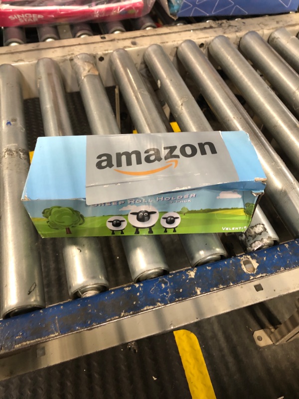 Photo 1 of *ONLY 1 SHEEP* VELENTI Sheep Toilet Roll Holder - Funny Toilet Paper Holder Free Standing Bathroom Set - 3D Printed Black Sheep Loo Roll Holder - Hilarious Tissue Paper Roll Storage - Cute Bathroom Decor - Set of 3