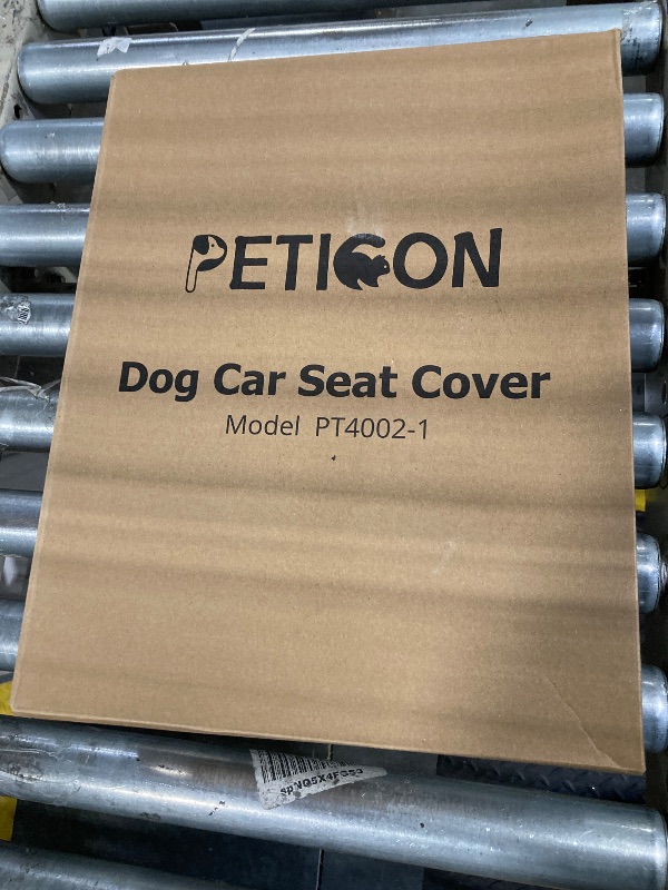 Photo 2 of *** NEW FACTORY SEALED*** PETICON Waterproof Scratchproof Pet Bench Seat Covers for Cars, Trucks, SUVs, Nonslip Durable Back Seat Cover for Dogs, Washable Backseat Protection, Black