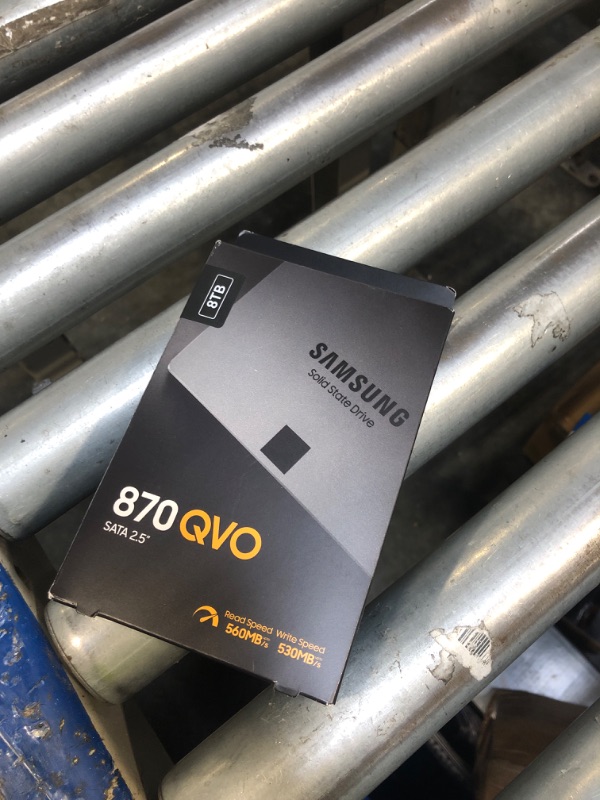 Photo 2 of ***FACTORY SEALED***
SAMSUNG 870 QVO SATA III SSD 8TB 2.5" Internal Solid State Drive, Upgrade Desktop PC or Laptop Memory and Storage for IT Pros, Creators, Everyday Users, MZ-77Q8T0B*