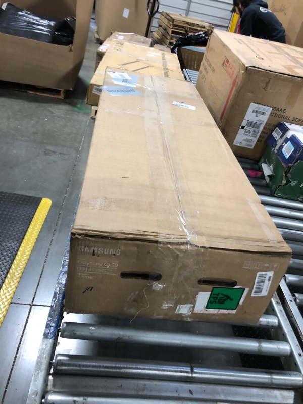 Photo 1 of SAMSUNG 49" Odyssey QD-OLED G9 (G95SC) Series Curved Smart Gaming Monitor, 240Hz, 0.03ms, AMD Freestyle Premium Pro, G-Sync Compatible, Dual QHD, Neo Quantum Processor Pro, LS49CG954SNXZA, 2023