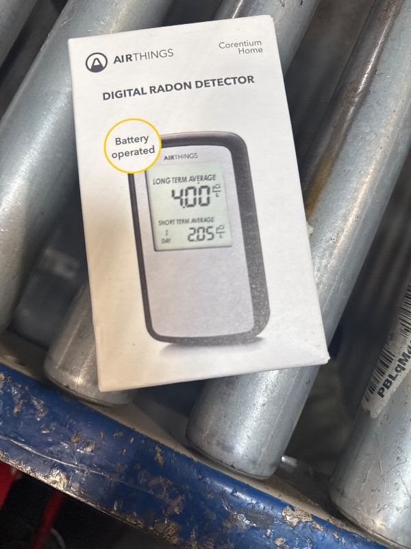 Photo 2 of Airthings Corentium Home Radon Detector 223 Portable, Lightweight, Easy-to-Use, (3) AAA Battery Operated, USA Version, pCi/L