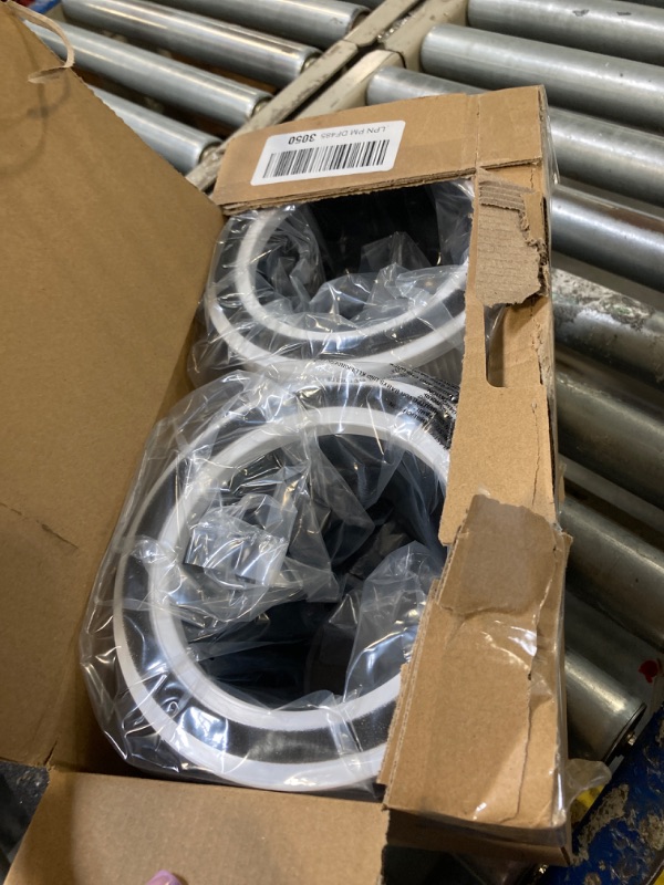 Photo 1 of 2 Pack AC400 Replacement Filter Compatible with Purivortex AC400 Air Cleaner Purifier, 3-in-1 H13 True HEPA Technology High Efficiency, White