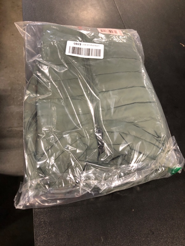 Photo 1 of 32 Degrees Men's Ultra-Light Down Packable Jacket | Layering | Zippered Pockets | Water Repellent, Thyme, Medium