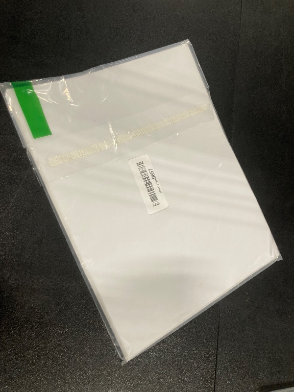 Photo 1 of L LIKED 30 Printable White Sticker Paper Full Sheet Label, Matte, 8.5" x 11" for Laser & Inkjet Printers (30 Sheets)