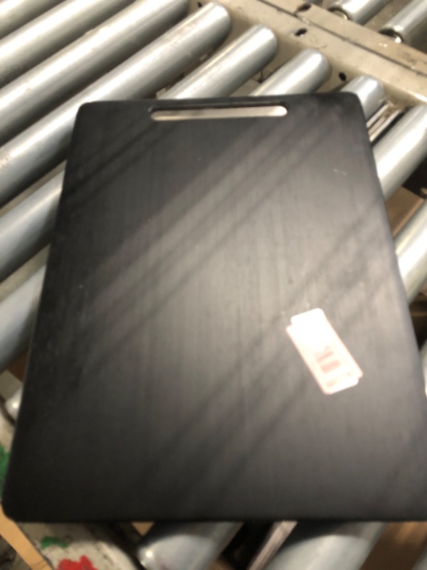 Photo 1 of Ibyx Elegant Sliding Tray for Your Coffee Maker & Heavy Kitchen Appliances - Sturdy, Slides Easily from Under The Cabinet (Black, Large - Long (12” x 16”))