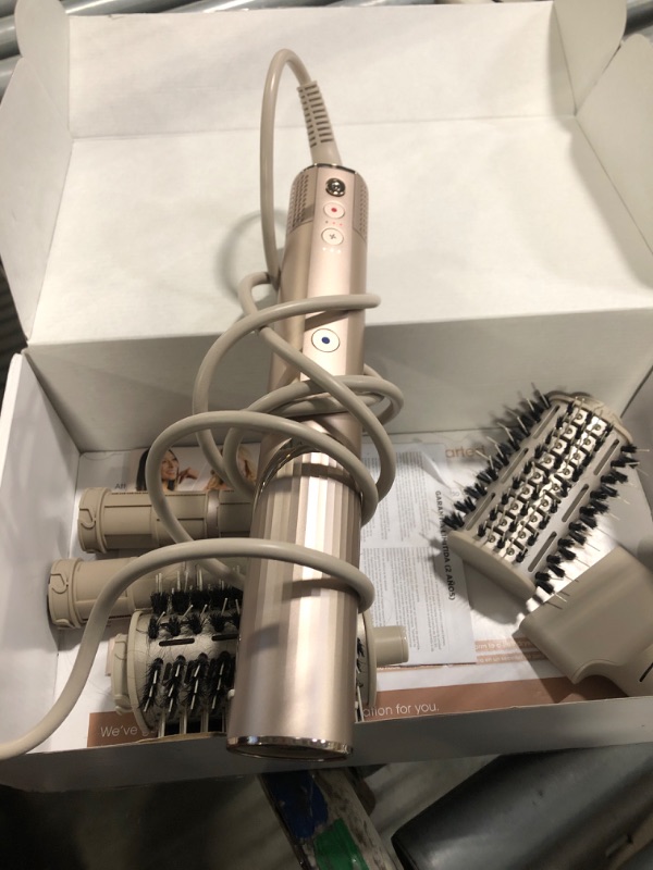 Photo 1 of ** dirty ***Shark HD430 FlexStyle Air Styling & Drying System, Powerful Hair Dryer Brush & Multi-Styler with Auto-Wrap Curlers, Paddle Brush, Oval Brush, Concentrator Attachment, Stone