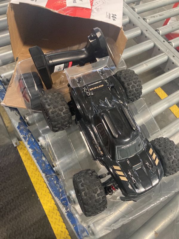 Photo 1 of USED***
\DEERC 1:14 Fast Brushless RC Cars for Adults,Max 46+ mph Off-Road RC Truck, 2*3S Lipo 4WD RC Trucks Waterproof, 7 Lighting Modes High Speed Remote Control Car, All Terrain RC Truggy for Snow,Sand&Mud
