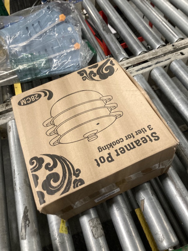 Photo 1 of Steamer Pot for Cooking 11 inch Steamer Pot, 3-tier Multipurpose 18/8 Stainless Steel Steam Pot Cookware with Lid for Vegetable, Dumpling, Stock, Sauce, Food