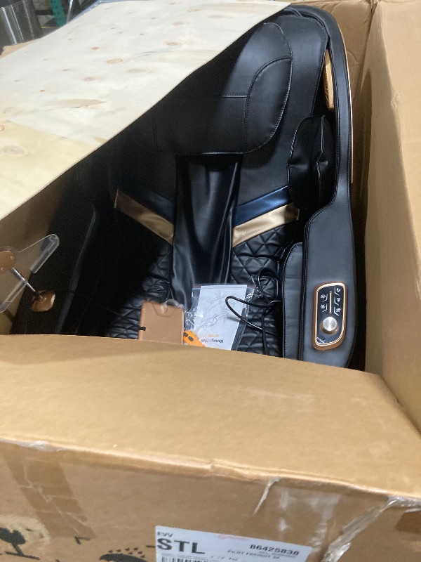 Photo 1 of Culanta Massage Chair Full Body, Zero Gravity SL-Track Shiatsu Massage Recliner Chair with Body Scan, Airbags, Foot Rollers, Deep Yoga Stretch, Heating (U1-Black)