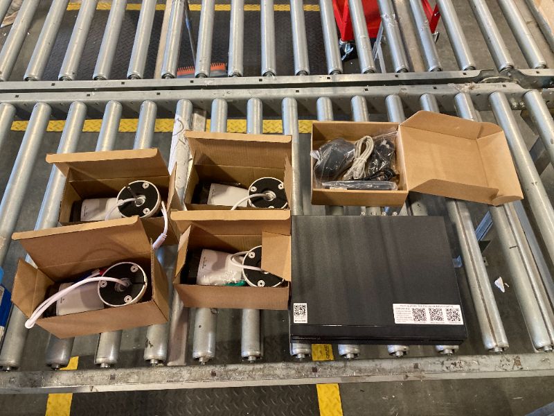 Photo 1 of ***missing all power cord, sell for replacement parts*** Full HD 5MP Definition Wired Security Camera System Outdoor Home Video Surveillance Cameras CCTV Camera Security System Outside Surveillance Video Indoor