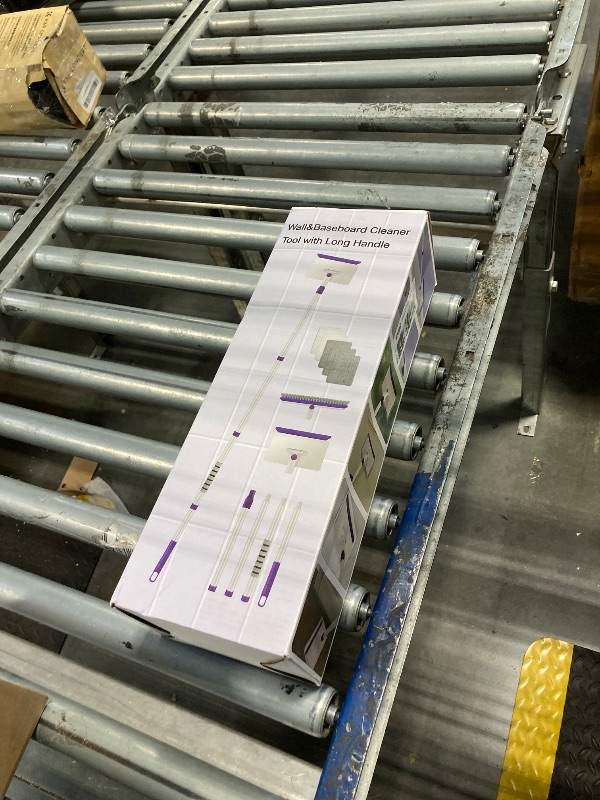 Photo 1 of Baseboard Cleaner Tool with Handle, 60" Extendable Long Handle Baseboard Cleaner with 5 Reusable Pads for Baseboards Cleaning, Ceiling, Wall, Floor, Bathroom Kitchen