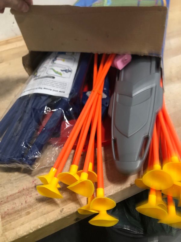 Photo 1 of 2 Pack Bow and Arrow Set for Kids 8-12 Year Old, LED Light Up Archery Toy with 20 Suction Cup Arrows 6 Magnetic Darts and Standing Target, Indoor Outdoor Activity Toys for Ages 4-6 8-13 No Battery