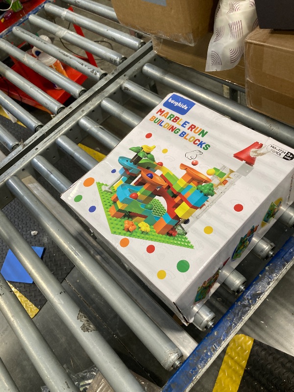 Photo 1 of Marble Run Toy Motorized Elevator Marble Maze Kit with Perpetual Motion Machine, Building Block Educational Construction Game Playset STEM Learning Hand Eye Coordination Training Unlimited DIY
