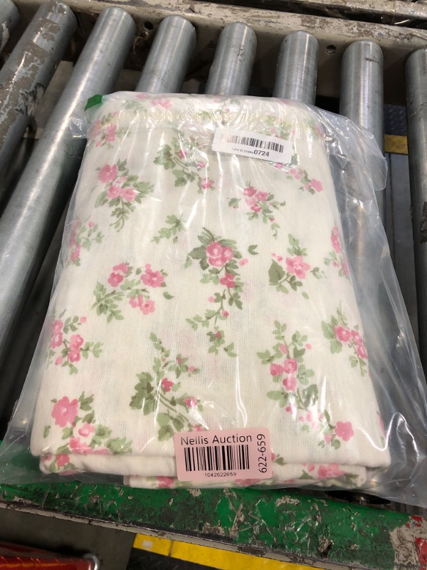 Photo 1 of Laura Ashley - Twin Sheet Set, Cotton Flannel Bedding, Brushed for Extra Softness & Comfort (Audrey Pink, Twin)