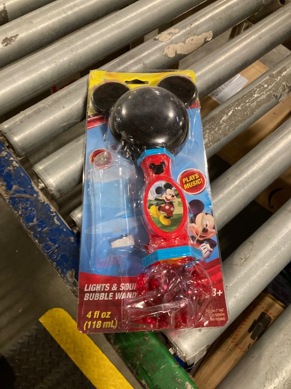 Photo 2 of ***missing bubble solution***
Little Kids Disney Mickey Mouse Light and Sound Musical Bubble Wand, Includes Bubble Solution, Multi (20511)