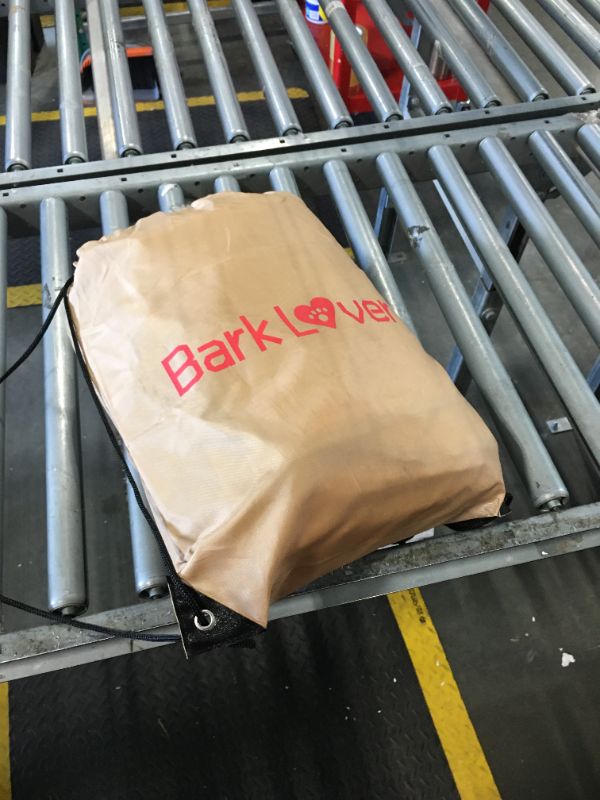 Photo 1 of ***USED, need clean*** Bark Lover Dog Car Seat Cover for Back Seat Dog Seat Cover Hammock for Truck SUV - Waterproof Pet Car Seat Protector for Backseats,Beige Regular