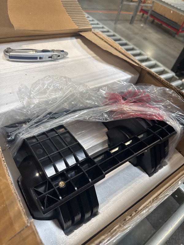 Photo 1 of Adjustable Dumbbell Set: 22LBS/52LBS Dumbbell Set with Tray for Fitness, Fast Adjust Weight by Turning Anti-Slip Handle, Suitable for Men and Women