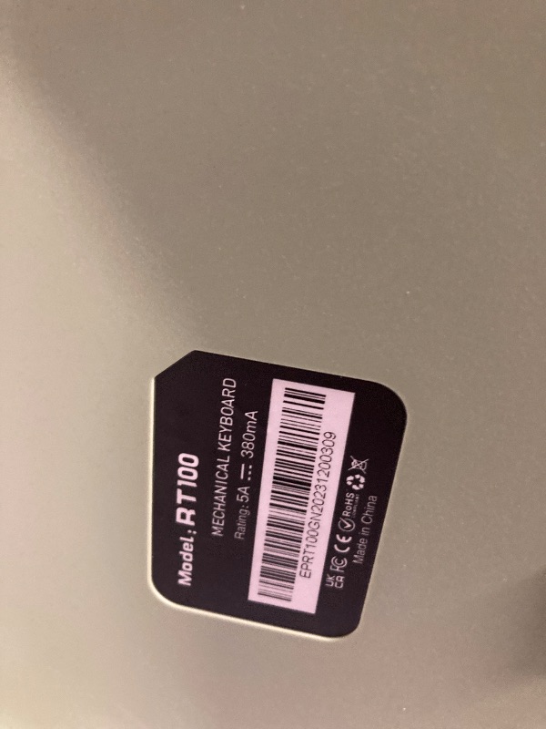 Photo 1 of ***MUST STAY PLUGGED IN FOR USE***EPOMAKER RT100 97 Keys Gasket BT5.0/2.4G/USB-C Mechanical Keyboard with Customizable Display Screen, Knob, Hot Swappable Socket, 5000mAh  Battery for Win/Mac (RT100 Green, Wisteria Linear Switch),                      