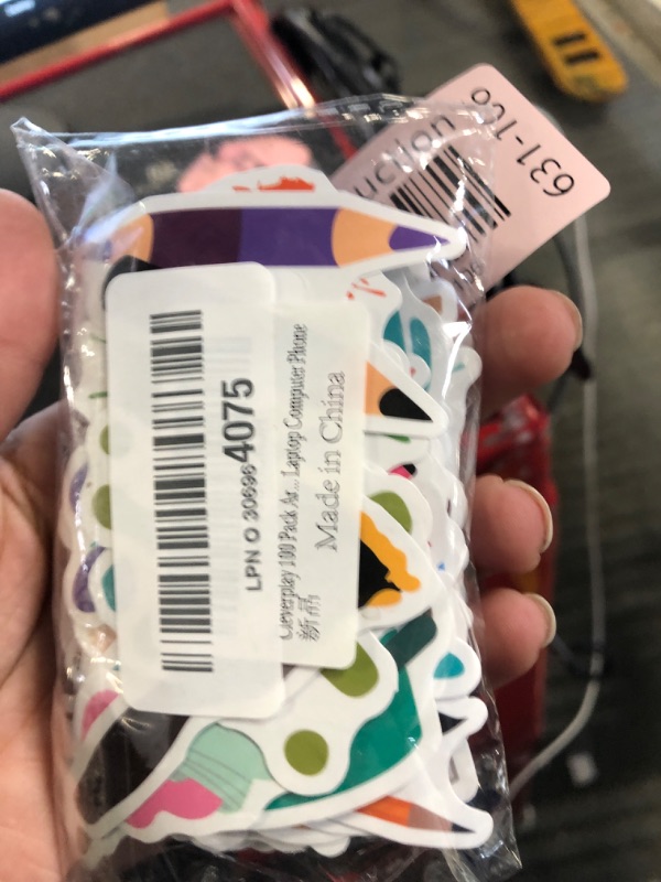 Photo 1 of 100 Pack Art Painting Stickers, Art Painting Party Favors, Birthday Decorations