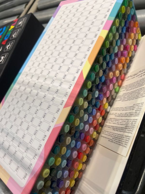 Photo 1 of Amamao 168 Colors Acrylic Markers, Soft Brush Tip Paint Pens and Paint Markers, Acrylic Pens for Wood, Stone, Canvas, Glass, Fabric, Egg, Rock Painting and DIY Crafts Art Supplies