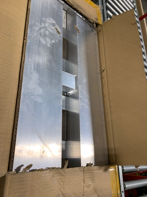 Photo 1 of  1 Pair 72inch x14 inch Aluminum Ramps Trailer Ramps 6500Lbs Hook Ramp
