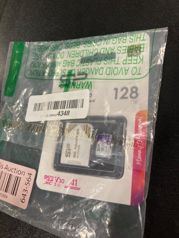 Photo 1 of Silicon Power 128GB Micro SD Card U3 SDXC Up to 100MB/s High Speed Memory Card for Cams, DJI Pocket and Drones