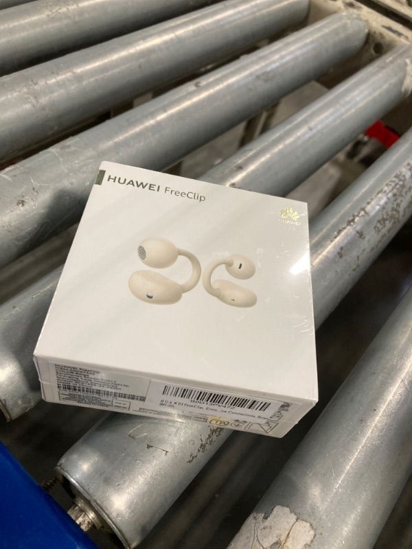 Photo 1 of ***Factory Sealed***
Huawei FreeClip Wireless Earbuds - Open Bluetooth Headphones, Long Lasting Battery and AI Clear Sound - Lightweight in-Ear Headphones, IP54 Dustproof and Water-Resistant (Clip Beige)