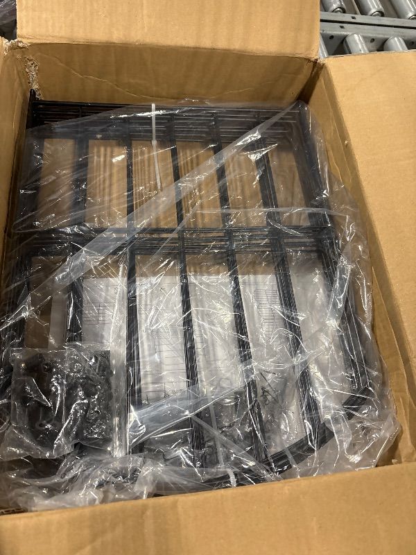 Photo 1 of ***MISSING SOME PANELS***
OUSHENG 25 Panels Metal Garden Fence 27ft x 24in - Rustproof Decorative Wire Fencing for Outdoor Yard, Flower Bed, Patio | Arched Animal Barrier & Landscape Edging (Black)