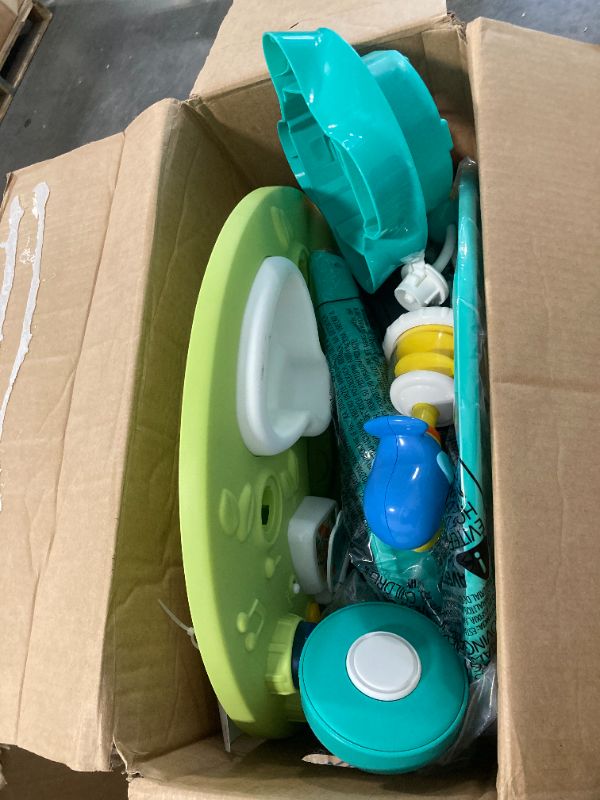 Photo 1 of Bright Starts Around We Go 2-in-1 Baby Walker, Discovery Activity Center and Table, Tropic Cool, Ages 6 Months+