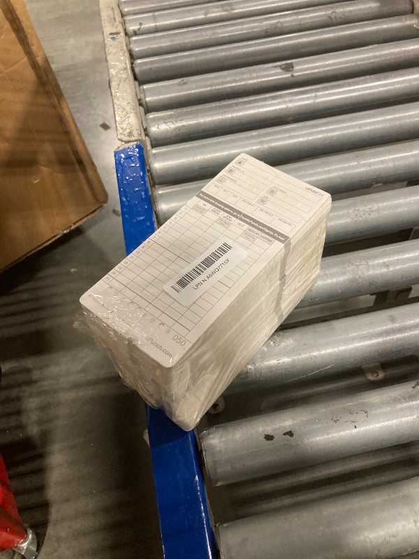 Photo 1 of 300 uPunch Time Cards for HN4000 AutoAlign Calculating Time Clocks