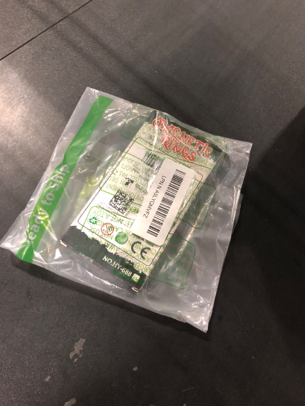 Photo 1 of Magnetic Rings Fidget Toy Set, Idea ADHD Fidget Toys, Adult Fidget Magnets Spinner Rings for Anxiety Relief Autism Therapy, Fidget Pack Great Gift for Adults Teens Kids (G)