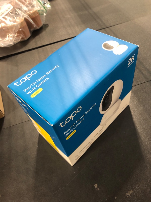 Photo 1 of TP-Link Tapo 2K Pan/Tilt Security Camera for Baby Monitor, Pet Camera w/ Motion Detection and Tracking, 2-Way Audio, Night Vision, Cloud & SD Card Storage, Works w/ Alexa & Google Home (Tapo C210)