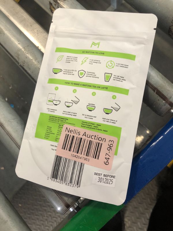 Photo 1 of ***BEST BEFORE 30APR2025*** Matcha Maiden Organic Matcha Powder - 70g (2.47oz). Organic Japanese Matcha made from 100% Pure Stone Ground Green Tea Leaves