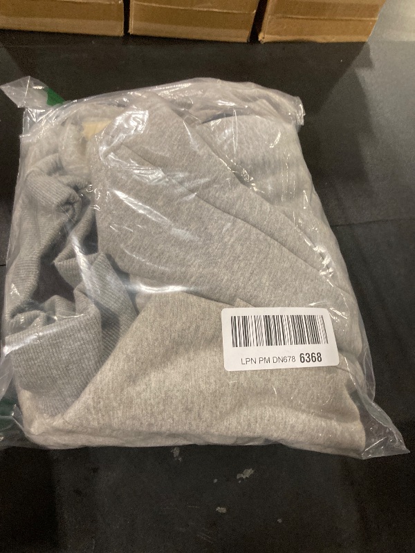 Photo 1 of Yeokou Mens Winter Warm Sherpa Lined Active Thermal Jogger Fleece Sweatpants Pant (LightGrey-Straight Leg, Medium)