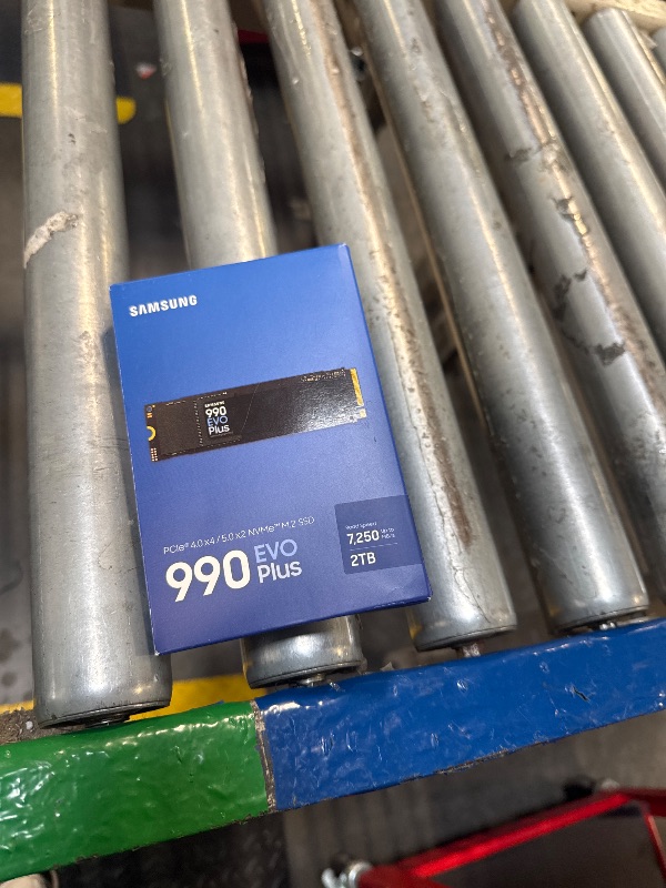 Photo 1 of SAMSUNG 990 EVO Plus SSD 2TB, PCIe Gen 4x4, Gen 5x2 M.2 2280, Speeds Up-to 7,250 MB/s, Upgrade Storage for PC/Laptops, HMB Technology and Intelligent Turbowrite 2.0, (MZ-V9S2T0B/AM)