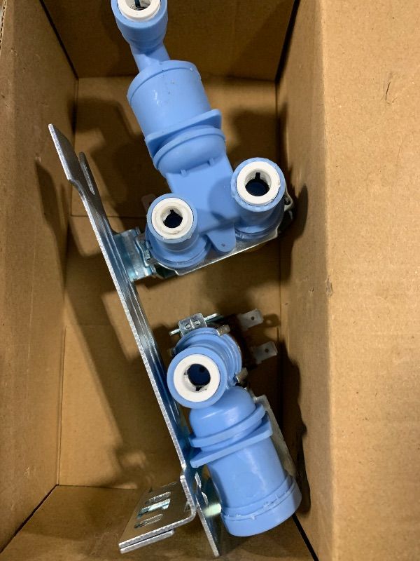 Photo 1 of 242252702, 240531101 Water Inlet Valve Compatible with Frigidaire, Kenmore, Electrolux, Crosley etc Refrigerator, Replace 2692163, AP5671757, PS7784018, 241734301, K-76150, WV2702 etc, 1 Year warranty