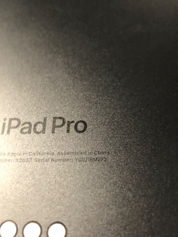 Photo 1 of **LOCKED***Apple iPad Pro 11-Inch (M4): Built for Apple Intelligence, Ultra Retina XDR Display, 256GB, 12MP Front/Back Camera, LiDAR Scanner, Wi-Fi 6E + 5G Cellular, All-Day Battery Life — Space Black. 