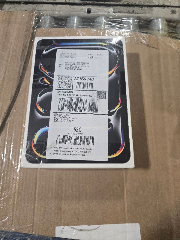 Photo 1 of **LOCKED***Apple iPad Pro 11-Inch (M4): Built for Apple Intelligence, Ultra Retina XDR Display, 256GB, 12MP Front/Back Camera, LiDAR Scanner, Wi-Fi 6E + 5G Cellular, All-Day Battery Life — Space Black. 