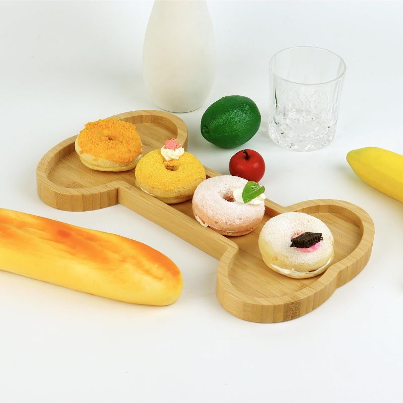 Photo 1 of 
KEPATO Dog Birthday Party Supplies Bone Shaped Serving Tray Platters Party Favors Wooden Cutting Board Candy Dish Bowl