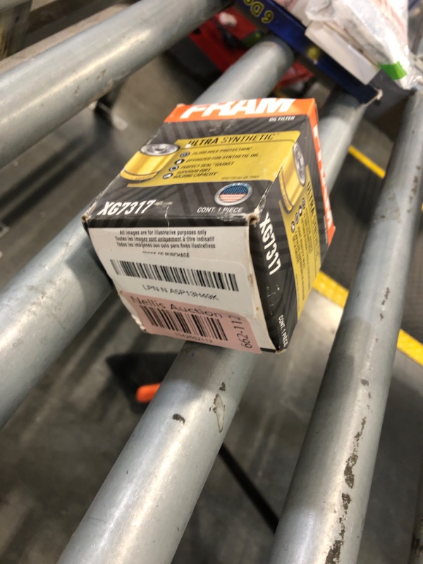 Photo 1 of FRAM Ultra Synthetic Automotive Replacement Oil Filter, Designed for Synthetic Oil Changes Lasting up to 20k Miles, XG7317 with SureGrip (Pack of 1)