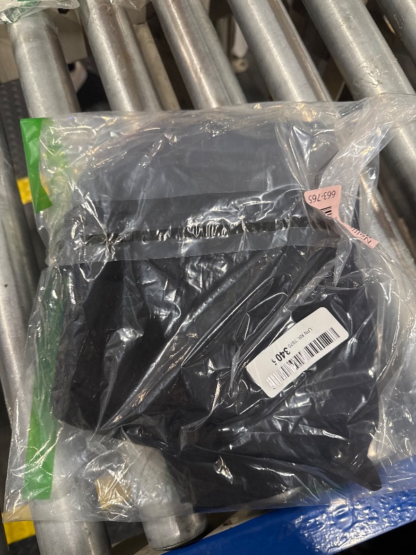Photo 1 of ****DIRTY NEEDS CLEANING*** Dani's Choice High-Waisted Cotton Blend Skirt with Pockets - Knee Length A-line Flare for Business and Casual Wear (S, Black)
