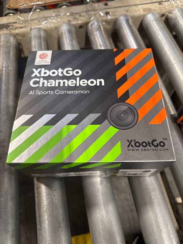 Photo 1 of XbotGo Chameleon AI Powered Sports Action Camera, Sports Gimbal Tracking System with Team and Player Tracking, COMS 4K Video, 360° Rotation, 120° FOV, Live Streaming (Lava Graphite)