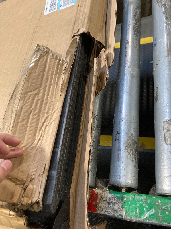 Photo 1 of Toemics Drop Ceiling, 12 Pack Ceiling Tile 2ft x 4ft PVC Panel Cover 5mm Waterproof Washable and Fire-Rated Drop Tile 96 Sq. Ft - Black