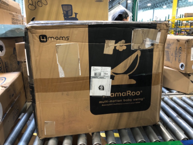Photo 1 of 4moms MamaRoo Multi-Motion Baby Swing, Bluetooth Enabled with 5 Unique Motions, Black