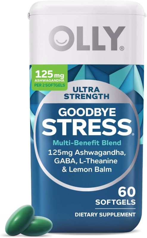 Photo 1 of 
OLLY Ultra Goodbye Stress Softgels, 60ct