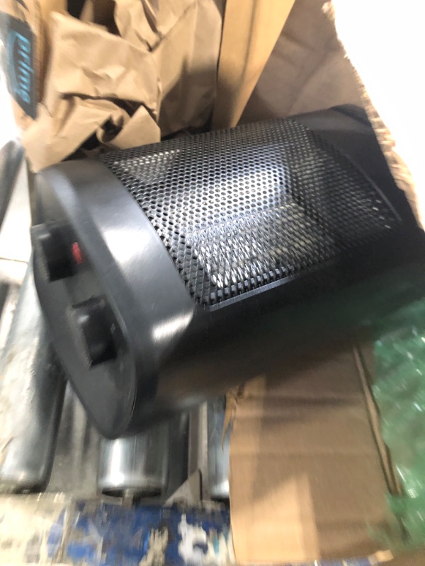 Photo 1 of 500W PTC Small Ceramic Electric Heater, Portable Electric Space Heater with One-Click, Fast Safety Heating, Overheating and Tip-Over Protection, Mini Space Heater for Indoor Use Office Bedroom
